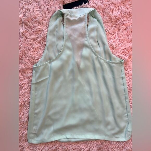 Karisa Surplice Tank in color Myth NWT size XS - Picture 2 of 7